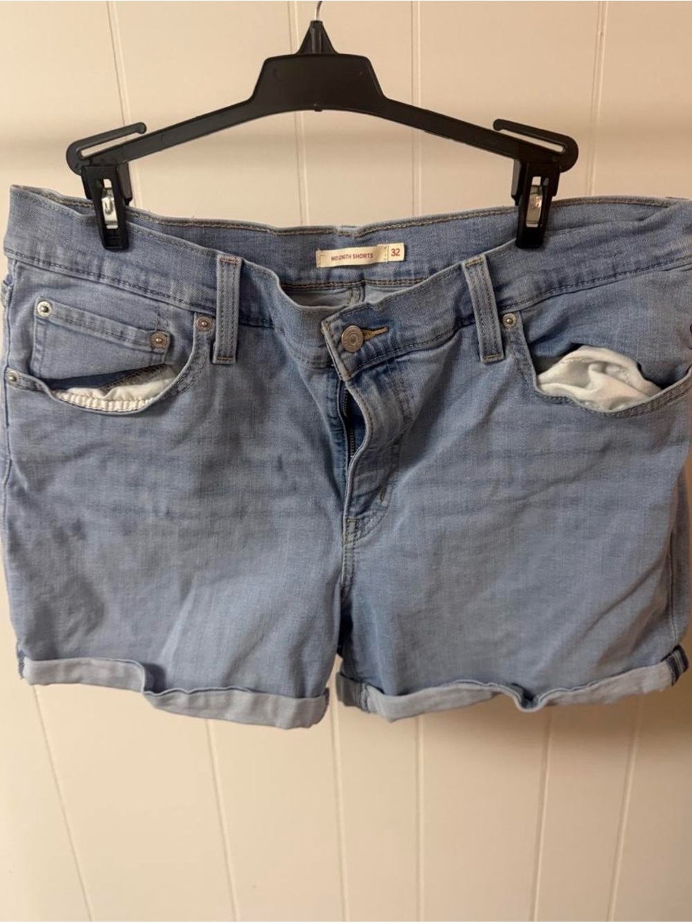 Levi Light Blue Women's Denim Shorts